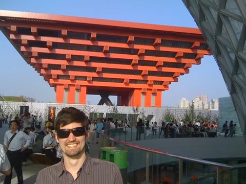 John Erik at Expo 2010 in Shanghai